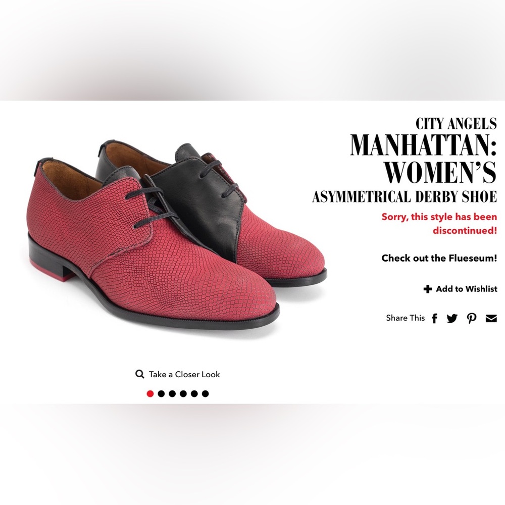 John Fluevog City Angels Manhattan shoes size 9.5